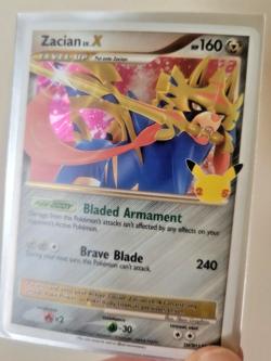 Pokemon 25th Celebrations Black Star Promo Holos Zacian / Mimikyu SWSH135/6 (LP) - Image 5