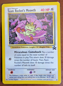 Pokemon black star 18 Team Rocket's Meowth - Image 1
