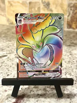 Pokemon TCG ~ Malamar VMAX Full Rainbow Holo Secret Rare Rebel Clash #198/192 NM - Image 2