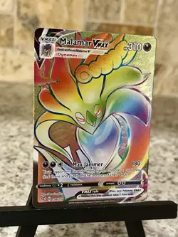 Pokemon TCG ~ Malamar VMAX Full Rainbow Holo Secret Rare Rebel Clash #198/192 NM - Image 3