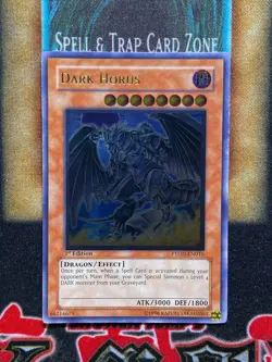 Yugioh Dark Horus PTDN-EN016 Ultimate Rare 1st Ed LP - Image 1