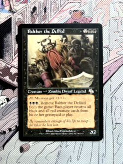 Balthor the Defiled | Near Mint | Judgement Rare #61 | 2002 MTG Commander Card - Image 1