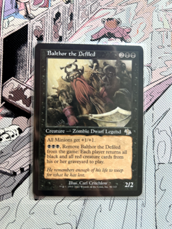 Balthor the Defiled | Near Mint | Judgement Rare #61 | 2002 MTG Commander Card - Image 3
