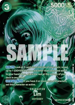 OP09-037 Lim, SP Special Card English One Piece TCG Card , OP12: Legacy of the m - Image 1