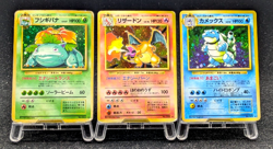 Pokemon Card Japanese Base Set Charizard Blastoise Venusaur Holo 3 Set 1996 #5 - Image 1