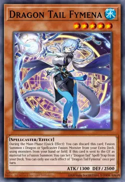 JUSH-EN002 Dracotail Faimena : Ultra Rare Card : 1st Edition YuGiOh TCG - Image 1