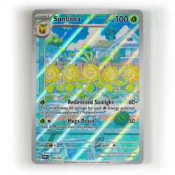 Pokemon TCG Sunflora Illustration Rare Twilight Masquerade Card 169/167 - Image 1