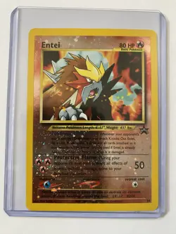 Entei Black Star Promo 34 Reverse Holo Promo Pokemon Card - Image 1
