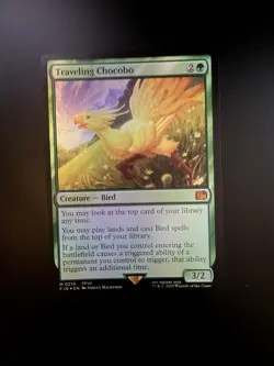 MTG Final Fantasy English Traveling Chocobo 0210 Foil - Image 1