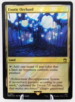 Exotic Orchard | SURGE FOIL | MTG Doctor Who | EDH Commander Staple | NM - Image 1