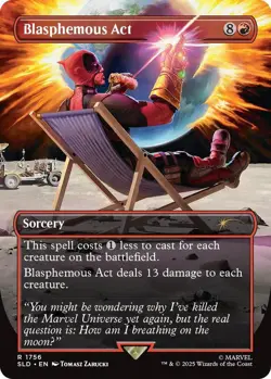 MTG - Blasphemous Act - Marvel Deadpool Secret Lair - Magic the Gathering - Image 1
