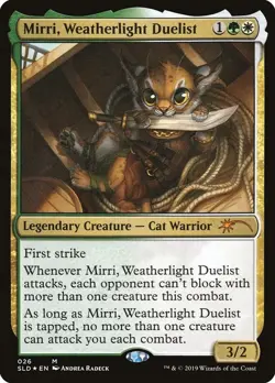 Mirri Weatherlight Duelist 026 NM MTG Secret Lair Drop Series Foil OMG Kitties - Image 1