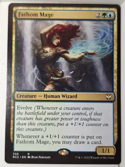 Fathom Mage - Commander: Streets of New Capenna - Magic the Gathering MTG Nice! - Image 1
