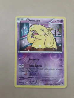 Pokemon Reverse Drowzee 50/122 XY Turbo Crash Italiano - Image 1