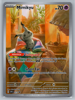 Pokemon TCG - Mimikyu SVP 075 Scarlet & Violet Black Star Promo Paldean Fates NM - Image 1
