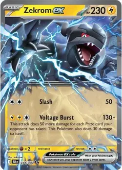Pokemon TCG: Black Bolt - 034/086 - Zekrom Ex - Image 1