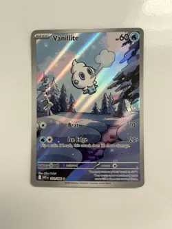 Pokemon TCG Vanillite 111/086 - White Flare - Illustration Rare - Pack Fresh - Image 1