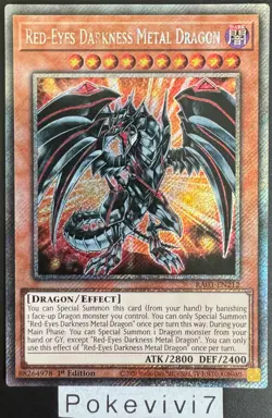 Carte YU-GI-OH! RED-EYES DARKNESS METAL DRAGON RA03-EN212 PSR NEUF - Image 1
