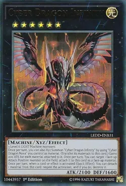 Cyber Dragon Infinity | LEDD-ENB31 | 1st Edition | Ultra Rare | YuGiOh | Mint - Image 1
