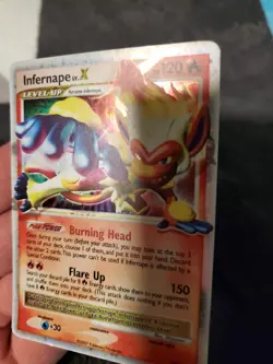 Infernape LV X DP10 Pokemon Card Diamond and Pearl Black Star Promo Rare Holo LP - Image 3