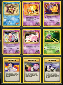 Pokemon GYM HEROES Set NEAR COMPLETE Unlimited Edition COMMON Cards Non Holo Lot - Image 5