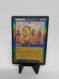 Consecrated Sphinx (Rainbow Foil) Secret Lair Drop Brain Dead Creatures - NM - Image 1