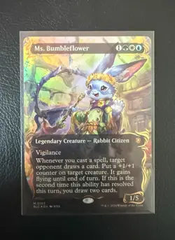 MTG | Ms. Bumbleflower (Borderless Raised FOIL) - Image 1