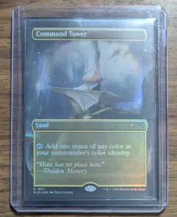 MTG Command Tower 1697 Rainbow Foil from Secret Lair Drop Series LP - Image 2