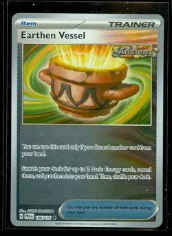 Pokemon EARTHEN VESSEL 106/131 Prismatic Evolutions Rev Holo - MINT - Image 1