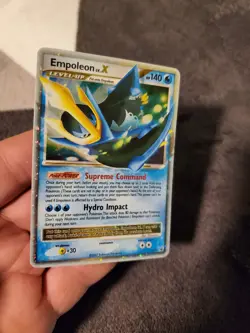 Pokemon Diamond and Pearl Promos #DP11 Empoleon LV.X Lightly played - Image 1