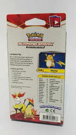Pokemon XY BREAKthrough Burning Spark Theme Deck [Raichu] 2015 NEW AND SEALED - Image 2