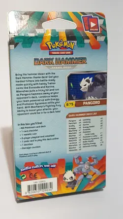 2014 POKEMON FURIOUS FISTS DARK HAMMER THEME DECK FACTORY SEALED/NEW - Image 2