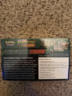 Pokemon TCG Sword & Shield- Evolving Skies Build & Battle Stadium (Sealed) - Image 3