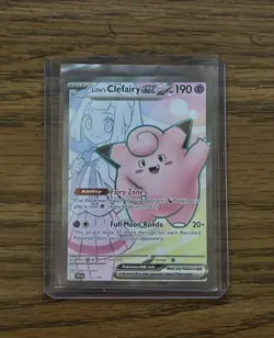 POKEMON LILLIES CLEFAIRY EX JOURNEY TOGETHER IN MINT CONDITION - Image 1