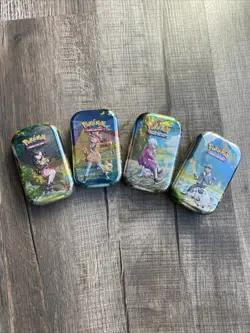Pokemon TCG Crown Zenith Bede & Hatenna Mini Tin (FACTORY SEALED) - Image 3