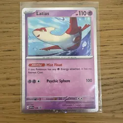 Pokemon TCG Latias SVP 139 Stellar Crown Black Star Promo Cosmic Rare Holo - Image 1