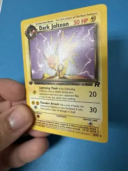 Pokemon TCG Dark Jolteon 38/82 1st Edition Team Rocket NEAR MINT - Image 3