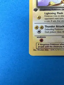 Pokemon TCG Dark Jolteon 38/82 1st Edition Team Rocket NEAR MINT - Image 5
