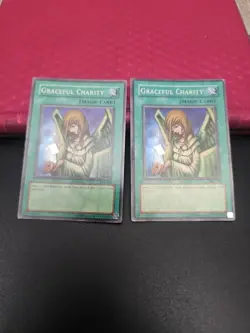 2x Graceful Charity SDP-040 Unlimited Edition Super Rare Yu-Gi-Oh LP & MP - Image 1