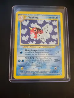 SEAKING 37/64 - Neo Revelation - VINTAGE WOTC Pokemon Card - UNLIMITED - Image 1