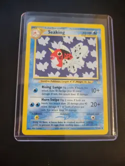 SEAKING 37/64 - Neo Revelation - VINTAGE WOTC Pokemon Card - UNLIMITED - Image 2