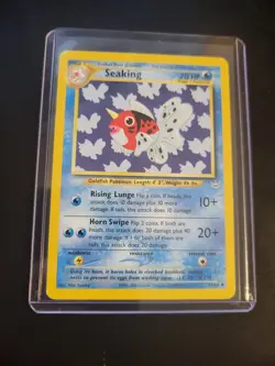 SEAKING 37/64 - Neo Revelation - VINTAGE WOTC Pokemon Card - UNLIMITED - Image 4