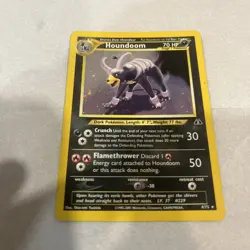 Houndoom 4/75 Neo Discovery Holo Rare Vintage Pokemon Card - Image 1