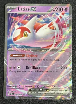 Latias ex 076/191 Surging Sparks Double Rare Holo Pokemon TCG Card NM - Image 1