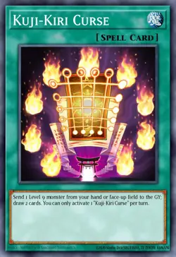 Kuji-Kiri Curse - IGAS-EN066 Super Rare | Yu-Gi-Oh! Card - Image 1