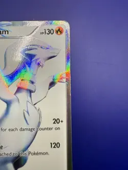 ⚡Pokemon Reshiram Full Art Ultra Rare Holo Card 113/114 Black & White / HP 2011 - Image 5