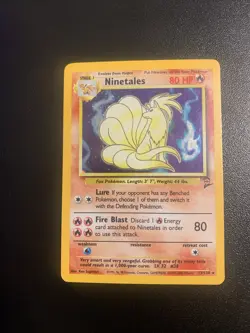Pokemon TCG Ninetales Holo Unlimited Holo Rare Card Base Set 2 13/130 - Image 1