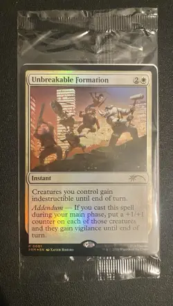 Unbreakable Formation Magic The Gathering NYCC 2025 TNMT Promo Sealed - Image 1