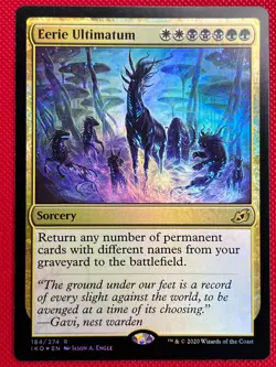 MTG Foil 1X Eerie Ultimatum X1 Ikoria: Lair of Behemoths Magic - NM - Image 1