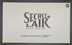 MTG Secret Lair | City Styles 2: Dressed to Kill | Rainbow Foil Edition - Image 1
